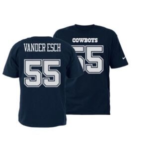 🆕 Nike Dri Fit Men's Dallas Cowboys Leighton Vander Esch #55 T-Shirt size Small